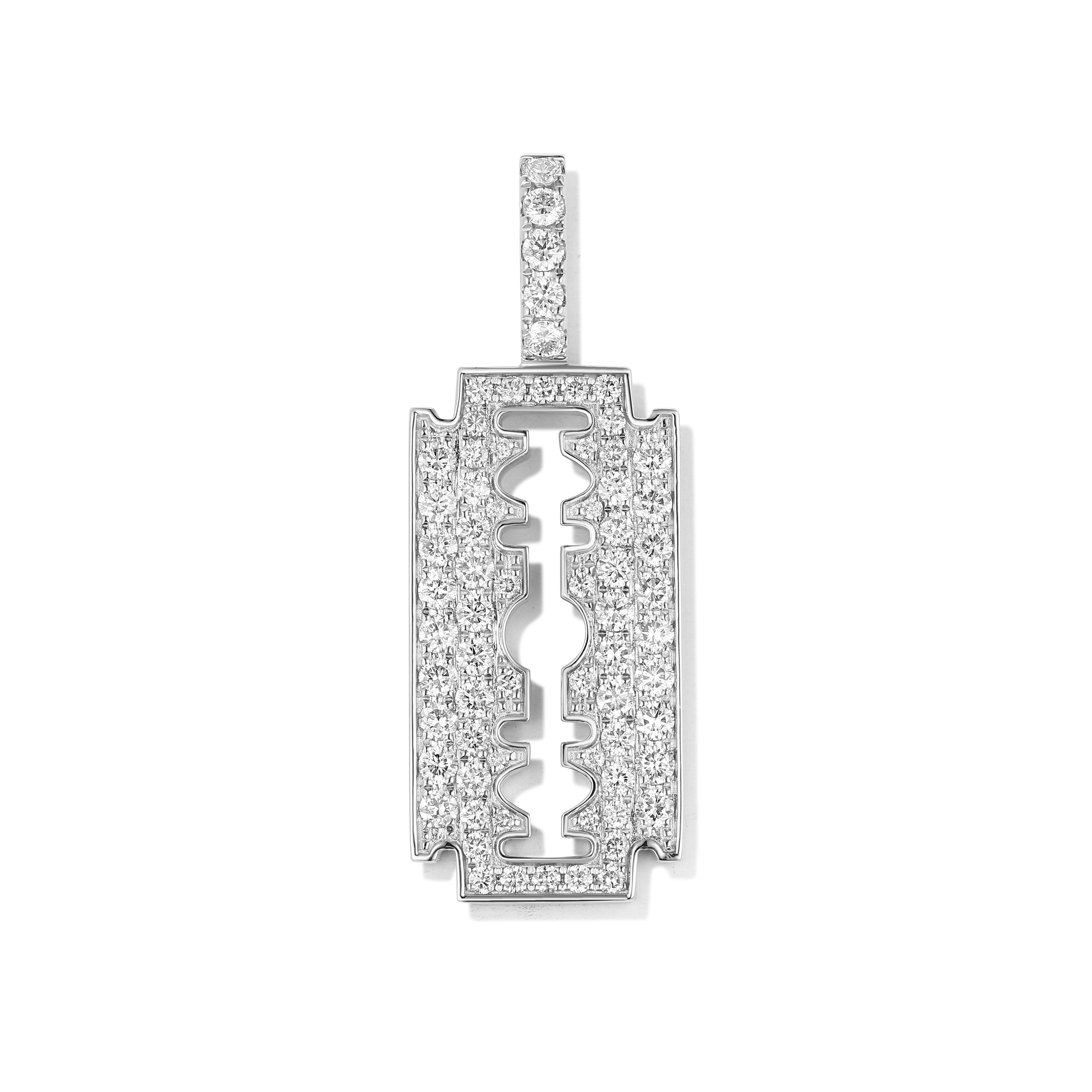 Diamond Razor Pendant