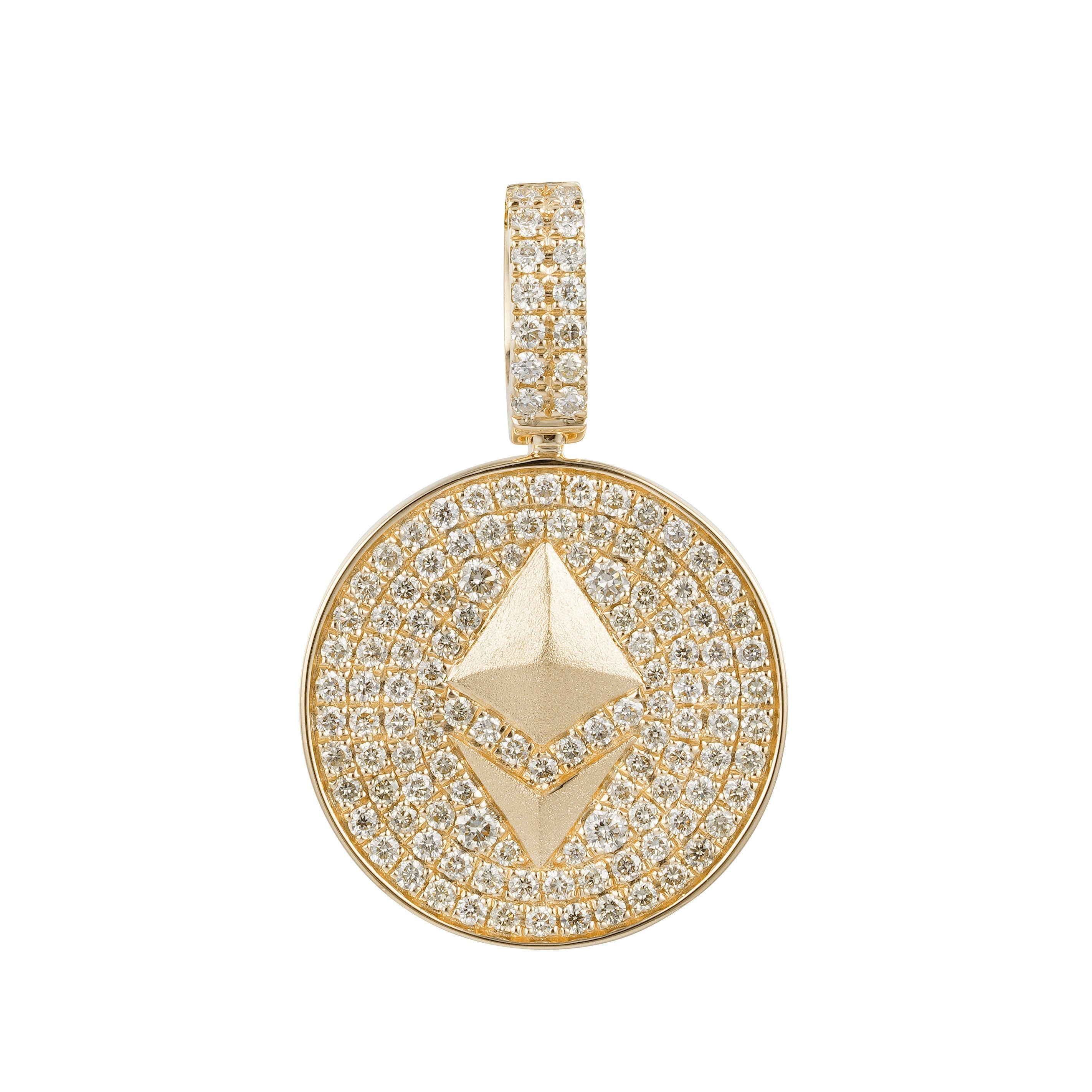 Ethereum Diamond Pendant