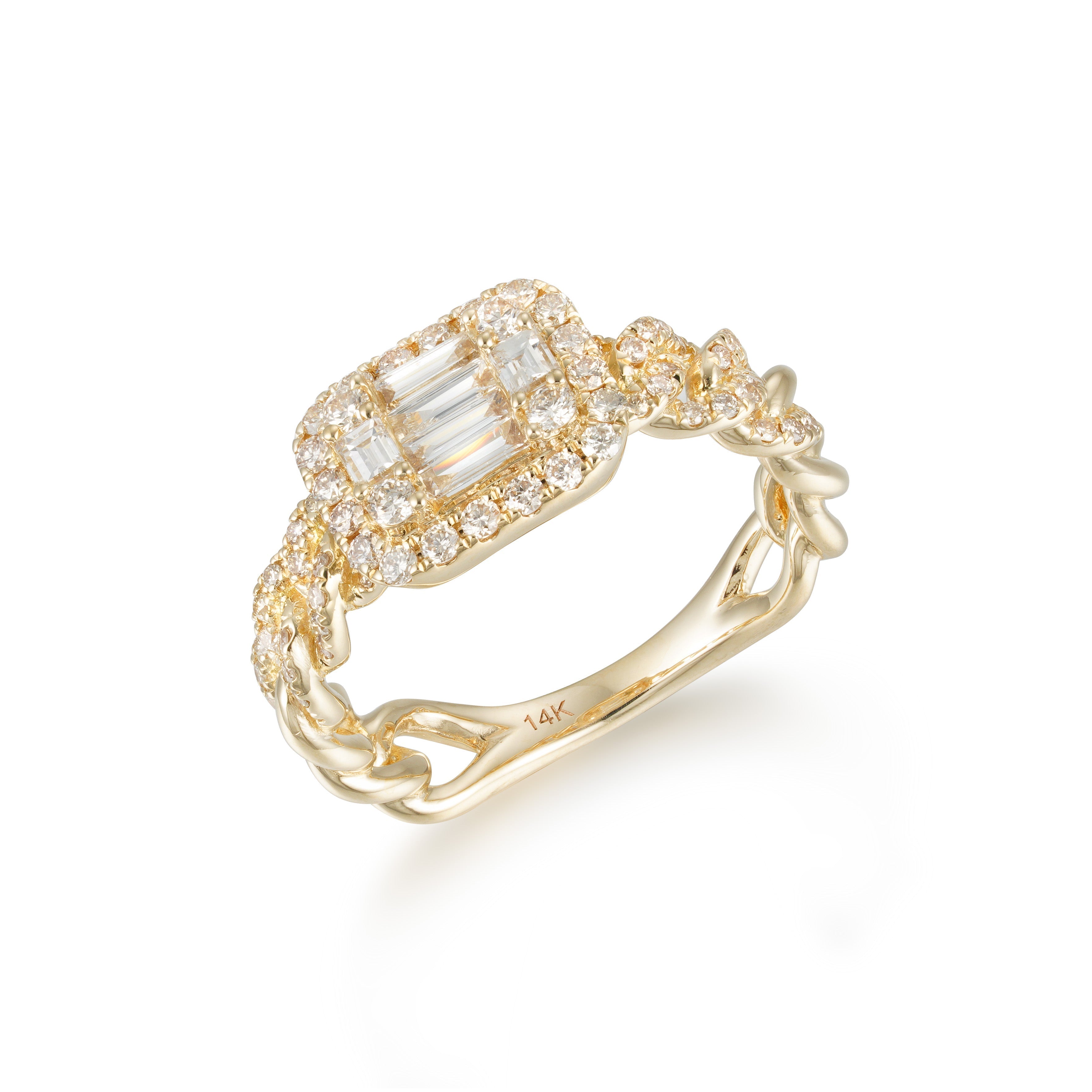 Lien Céleste Diamond Ring