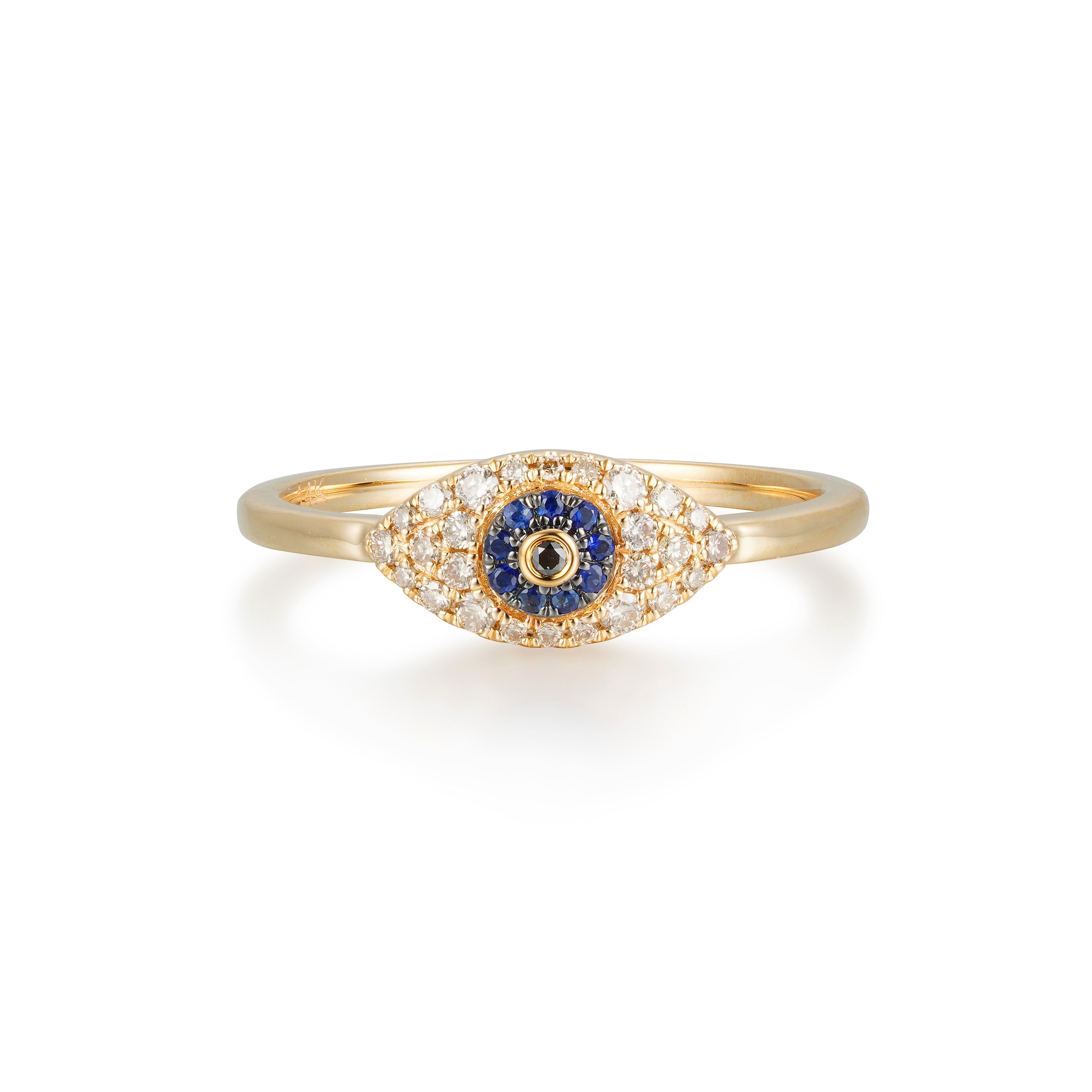 Marquise Evil Eye Diamond Ring