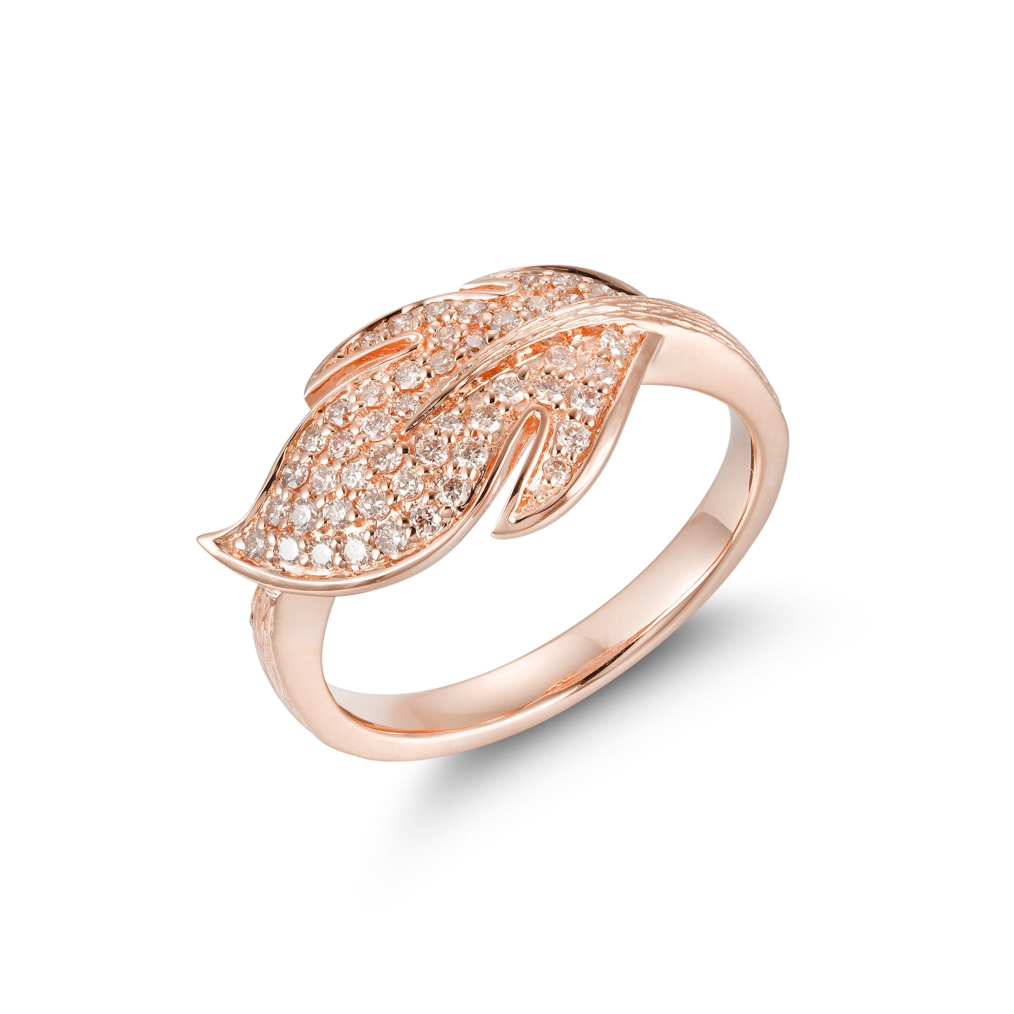 Feuille de Diamants Diamond Ring