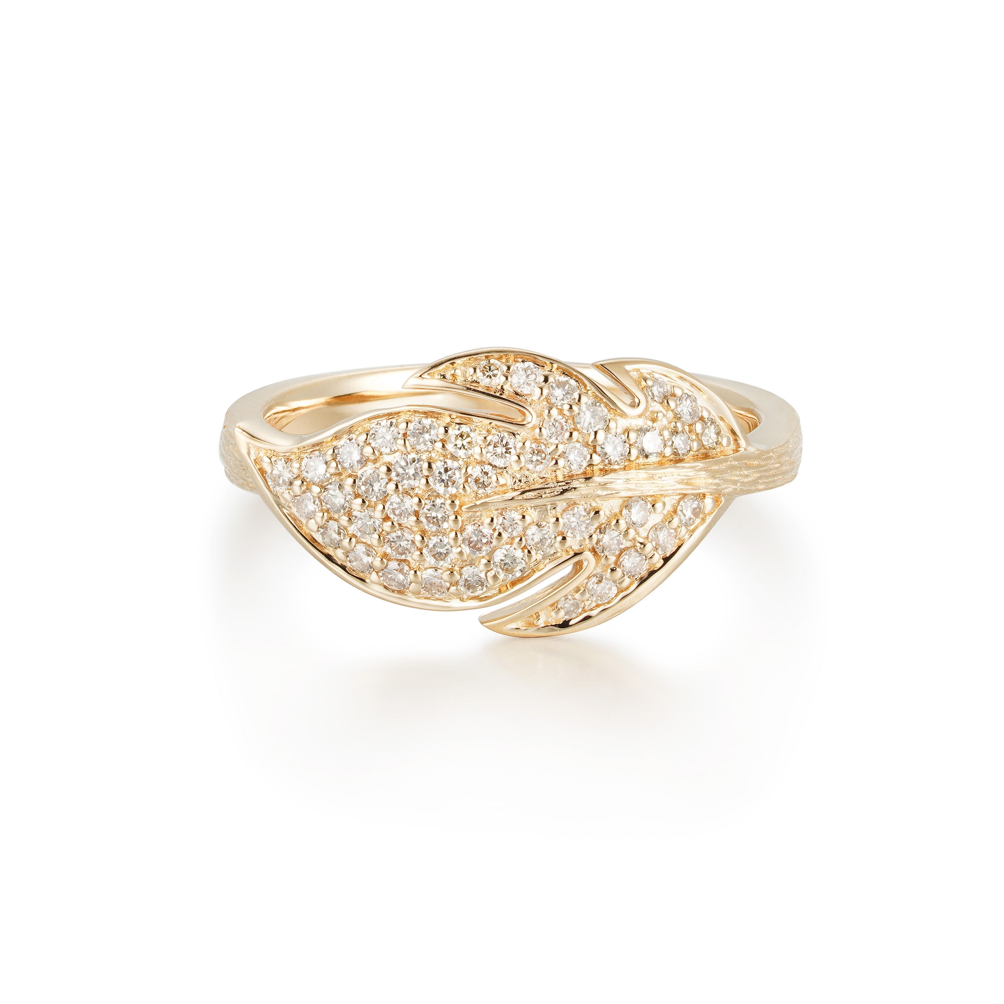 Feuille de Diamants Diamond Ring